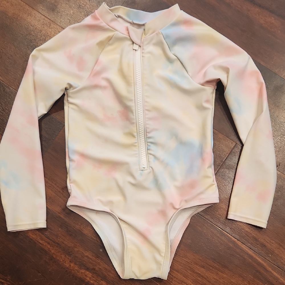 Kids3T Long Sleeve Tie-Dye Swimsuit